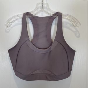 Alo Yoga Sports Bra Dusty Lavender Mesh L